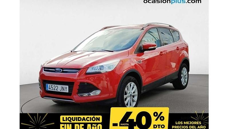 Rojo Usado 2016 Ford Kuga Titanium SUV | 10.990 € (Buen precio) - Imagen 1/4