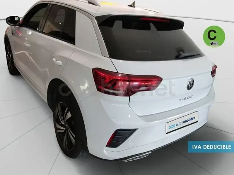 Usado VW T-Roc R-line 150 CV (110 kW) 2023 Blanco SUV