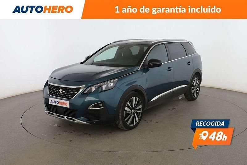 Verde Usado 2019 Peugeot 5008 GT-line Monovolumen | 19.142 € (Buen precio) - Imagen 1/3