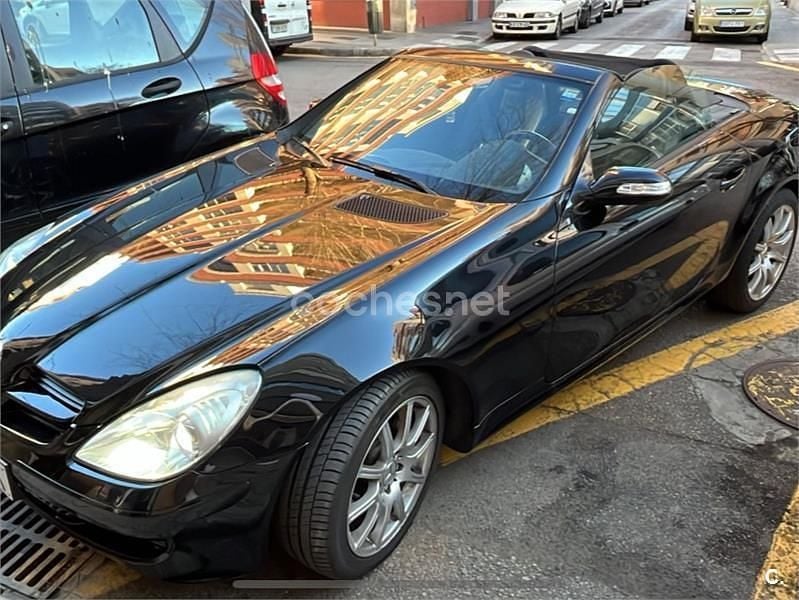 Usado Mercedes SLK350 272 CV (200 kW) 2004 Negro Descapotable