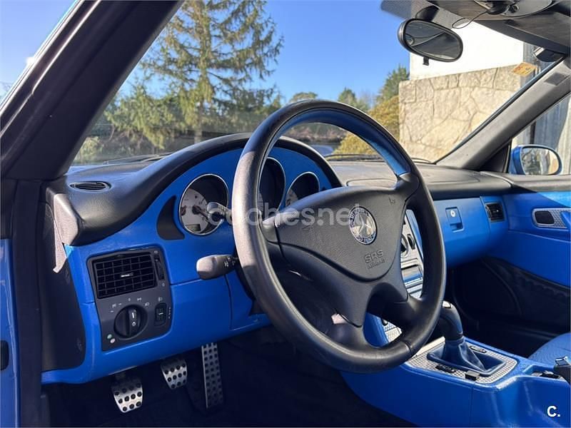 Usado Mercedes SLK200 163 CV (119 kW) 2001 Azul Descapotable