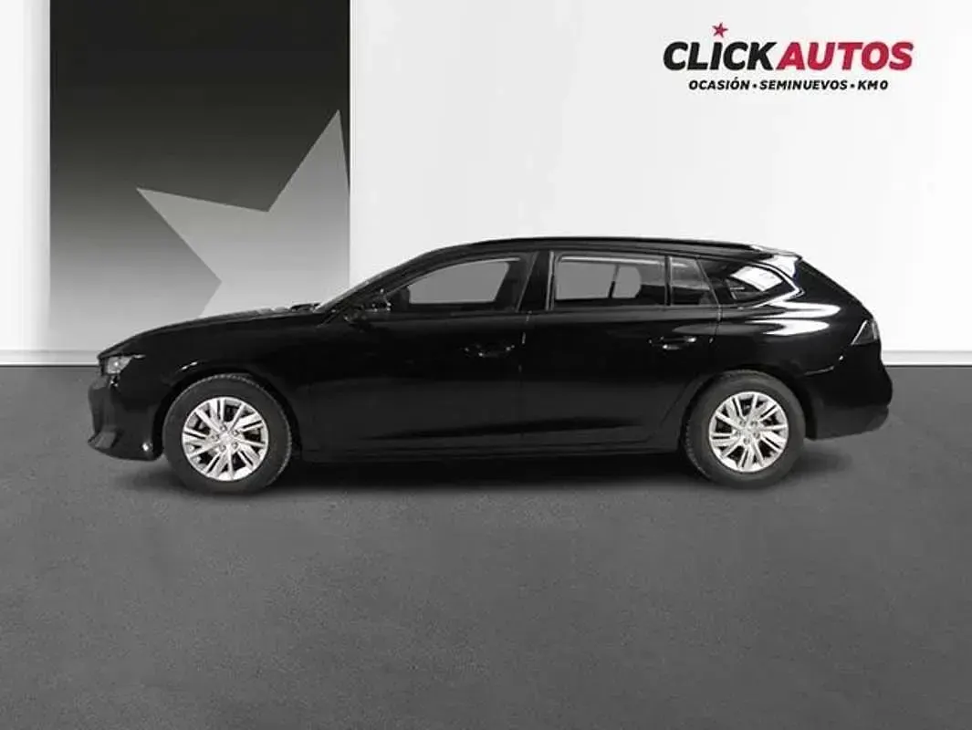 Usado Peugeot 508 Active 131 CV (96 kW) 2022 Negro Berlina