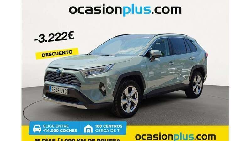 Verde Usado 2022 Toyota RAV4 Hybrid Advance SUV | 32.228 € (Precio justo) - Imagen 1/4