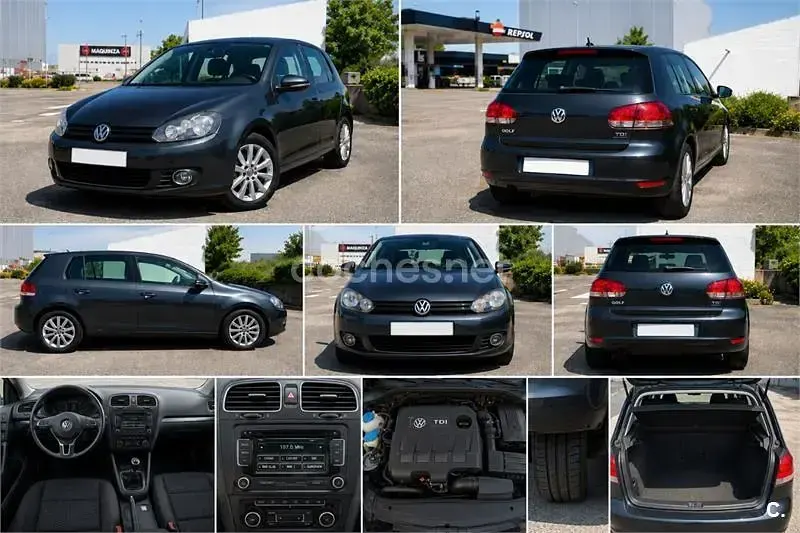 Usado VW Golf VI 105 CV (77 kW) 2011 Azul Berlina