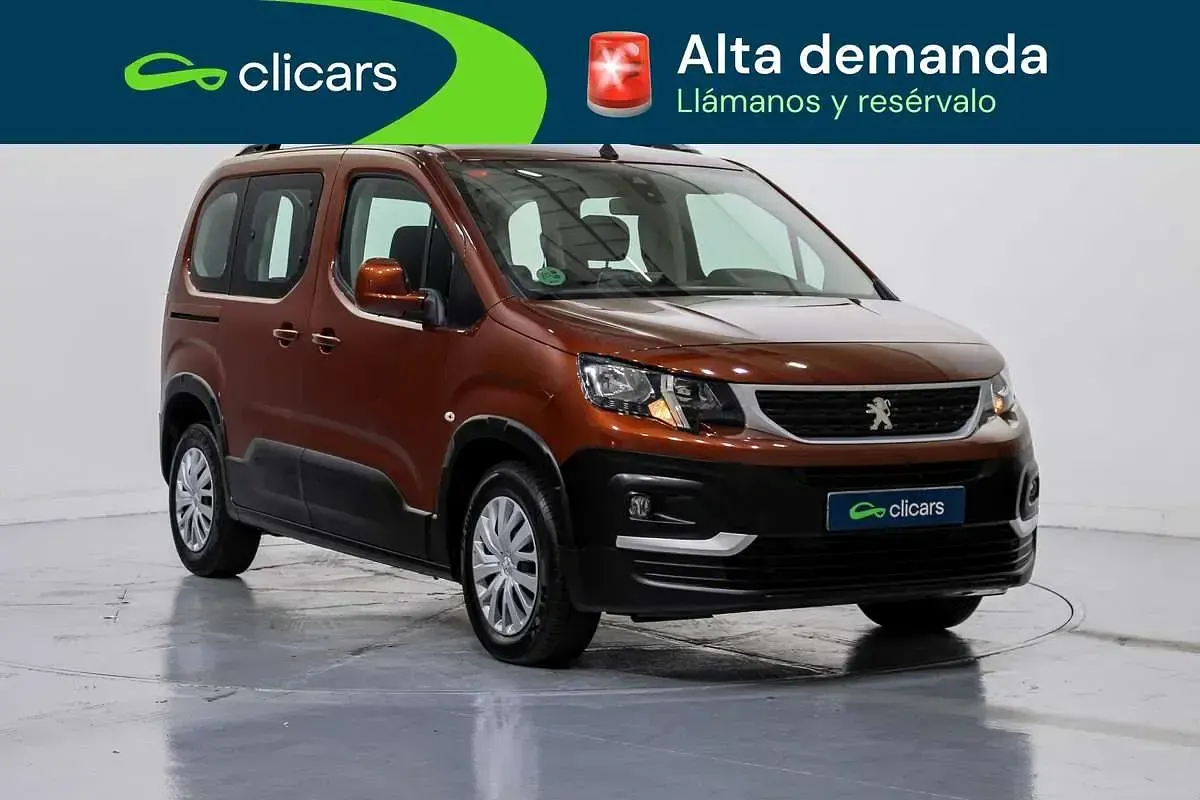 Usado Peugeot Rifter Active 102 CV (75 kW) 2019 Marrón Monovolumen