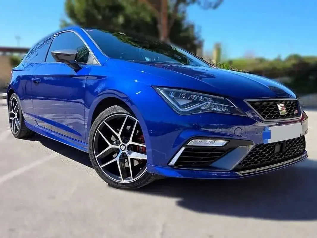 Usado Seat Leon SC FR 184 CV (135 kW) 2017 Azul Utilitario