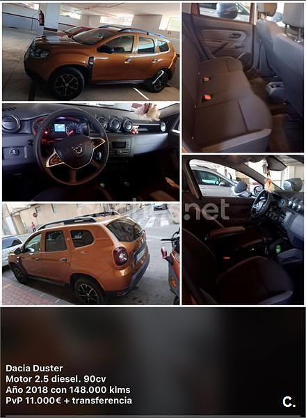 Usado Dacia Duster Essentiel 90 CV (66 kW) 2018 Naranja SUV