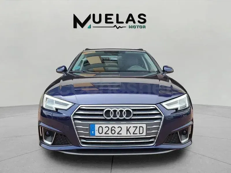 Usado Audi A4 S-Line 150 CV (110 kW) 2019 Azul Familiar
