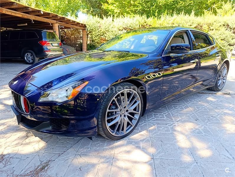 Usado Maserati Quattroporte 410 CV (301 kW) 2016 Azul Berlina