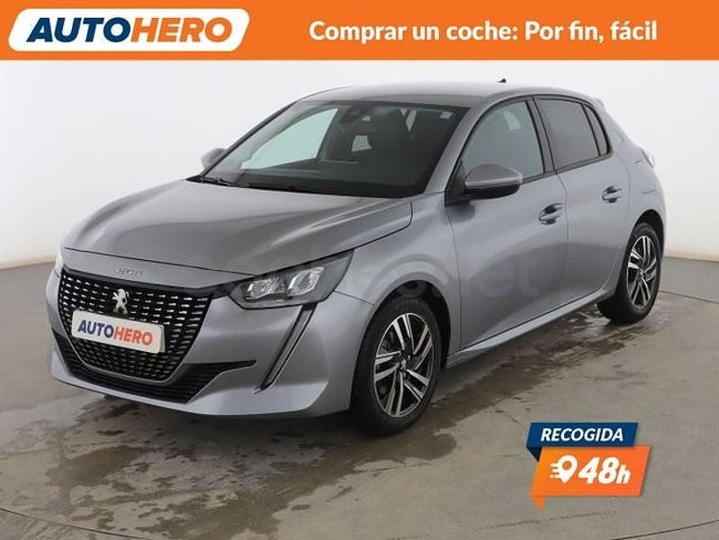 Usado Peugeot 208 Allure 101 CV (74 kW) 2021 Gris Utilitario