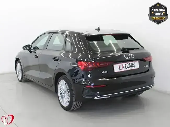 Usado Audi A3 Advanced Plus 150 CV (110 kW) 2021 Negro Berlina