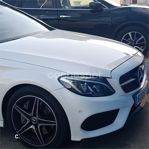Usado Mercedes C250 AMG line 211 CV (155 kW) 2017 Blanco Familiar