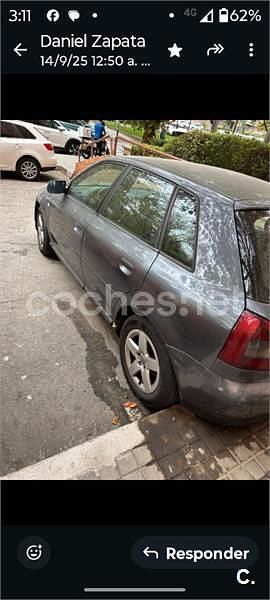 Usado Audi A3 Ambition 130 CV (95 kW) 2000 Gris / plata Berlina