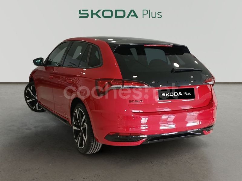 Usado Skoda Scala Monte Carlo 115 CV (84 kW) 2024 Rojo Utilitario