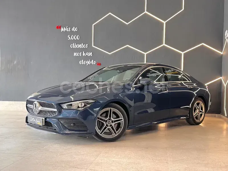 Usado Mercedes CLA200 150 CV (110 kW) 2023 Azul Coupe