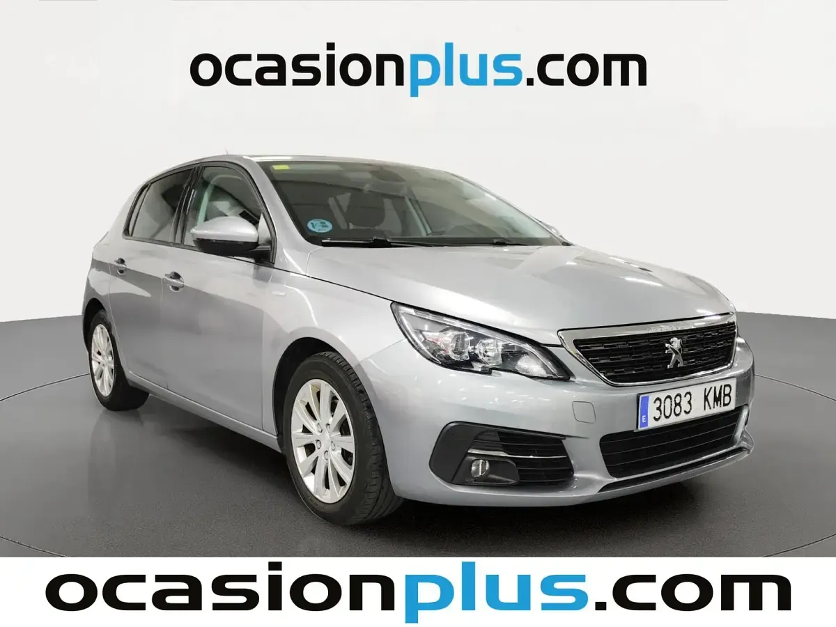 Usado Peugeot 308 Style 131 CV (96 kW) 2018 Gris Utilitario