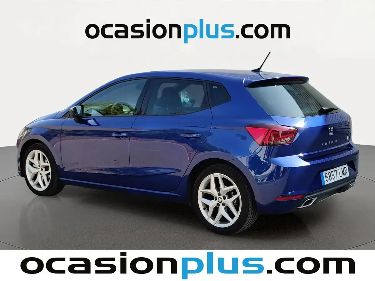 Usado Seat Ibiza FR 110 CV (80 kW) 2021 Azul Utilitario