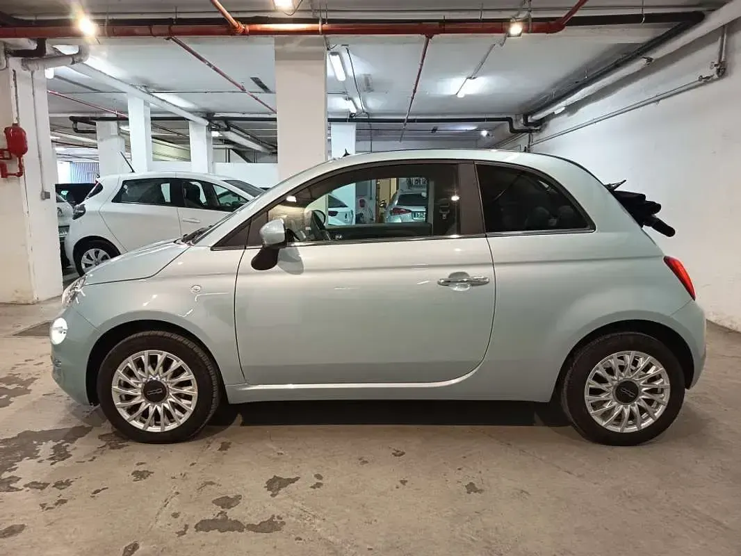 Usado Fiat 500C 71 CV (52 kW) 2023 Verde Descapotable