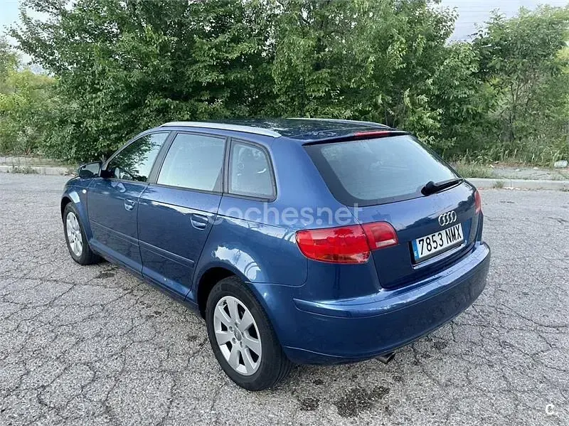 Usado Audi A3 Sportback Ambiente 115 CV (84 kW) 2007 Azul Utilitario