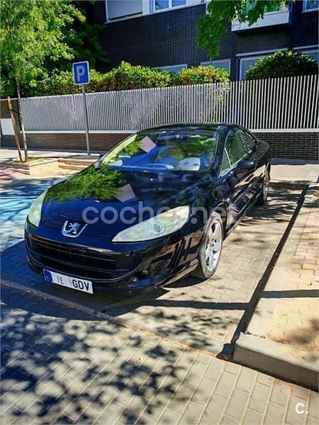 Negro Usado 2008 Peugeot 407 Coupe Coupe | 4000 € (Super precio) - Imagen 1/4