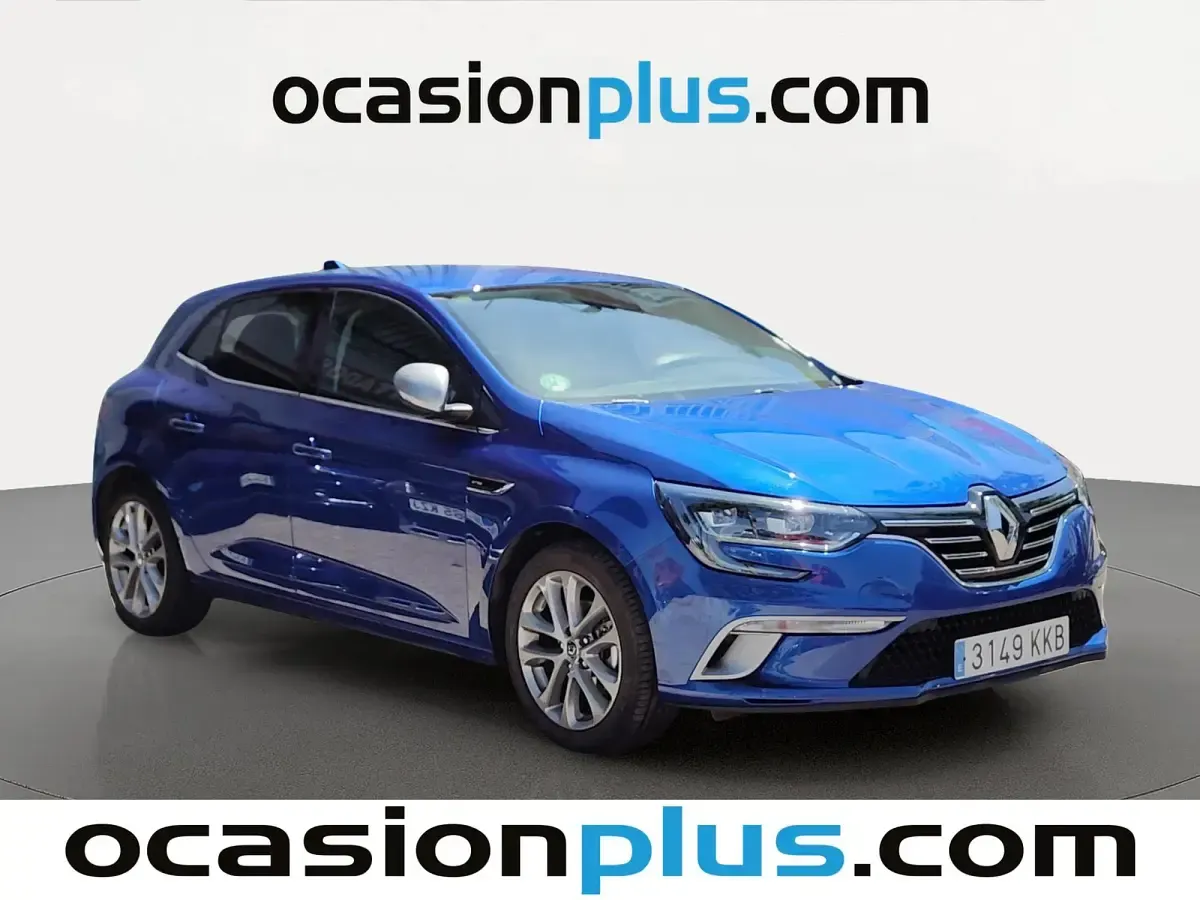 Usado Renault Mégane GT Line GT-Line 132 CV (97 kW) 2018 Azul Utilitario