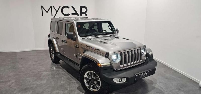 Usado Jeep Wrangler Unlimited Sahara 268 CV (197 kW) 2019 Plateado SUV