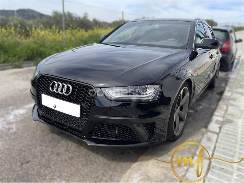 Usado Audi A4 S-Line 204 CV (150 kW) 2014 Negro Familiar
