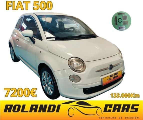 Blanco Usado 2009 Fiat 500 Lounge Utilitario | 7200 € (Caro) - Imagen 1/4