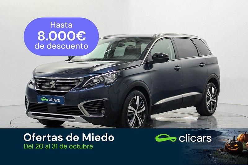 Azul Usado 2019 Peugeot 5008 Allure Monovolumen | 20.990 € (Precio justo) - Imagen 1/4