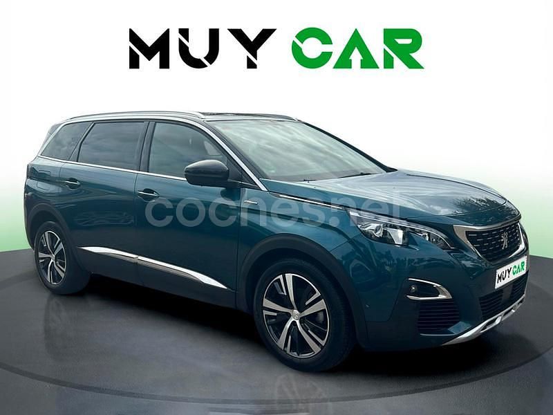 Verde Usado 2017 Peugeot 5008 GT-line SUV | 16.990 € (Precio justo) - Imagen 1/4