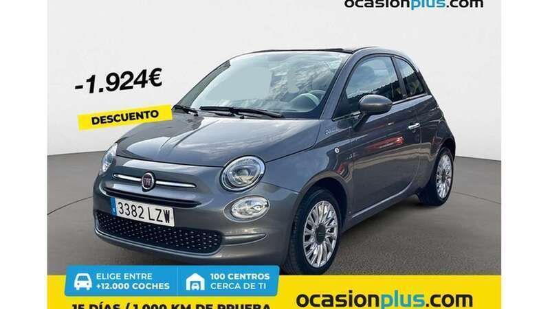 Gris Usado 2022 Fiat 500C Dolcevita Descapotable | 10.328 € (Buen precio) - Imagen 1/4