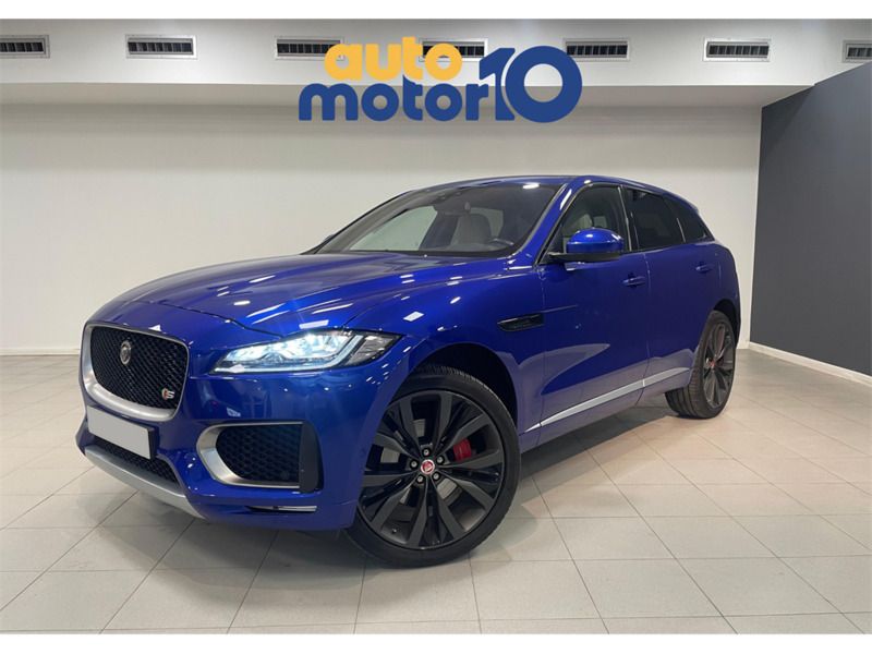 Azul Usado 2016 Jaguar F-Pace S SUV | 27.000 € - Imagen 1/4