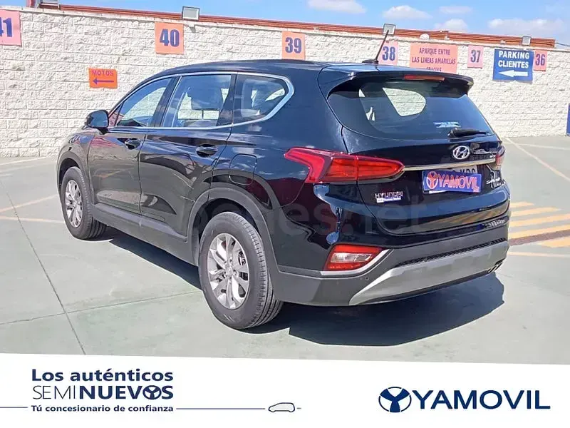Usado Hyundai Santa Fe 150 CV (110 kW) 2018 Negro SUV
