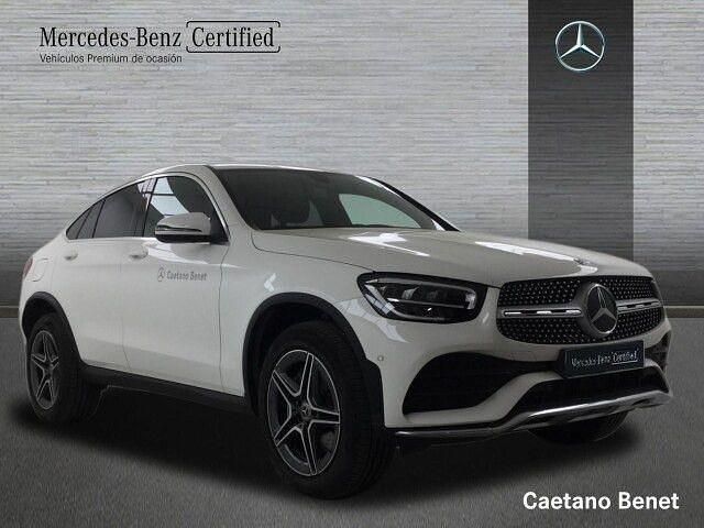 Usado Mercedes GLC300e AMG line 320 CV (235 kW) 2023 Blanco polar