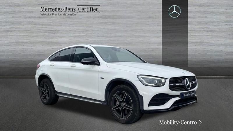 Blanco polar pintura unicolor Usado 2020 Mercedes GLC300 AMG line | 44.900 € (Precio justo) - Imagen 1/4