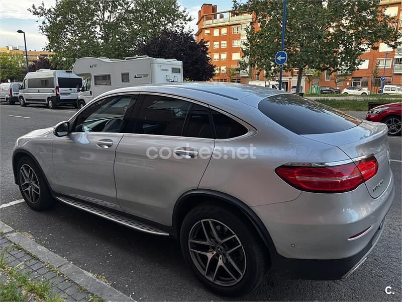 Usado Mercedes GLC250 211 CV (155 kW) 2018 Gris / plata Coupe