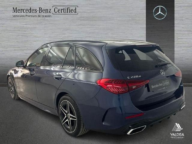 Usado Mercedes C220 AMG line 200 CV (147 kW) 2025 Azul sodalita Familiar