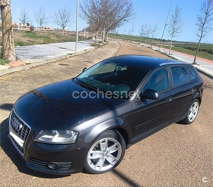 Usado Audi A3 Ambition 170 CV (125 kW) 2009 Negro Utilitario