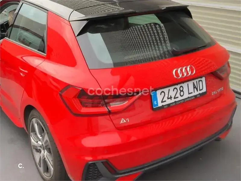 Usado Audi A1 Sportback S-Line 95 CV (69 kW) 2021 Rojo Utilitario