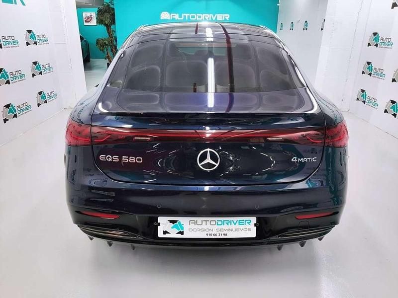 Usado Mercedes EQS580 384 kW (523 CV) 2022 Azul Berlina