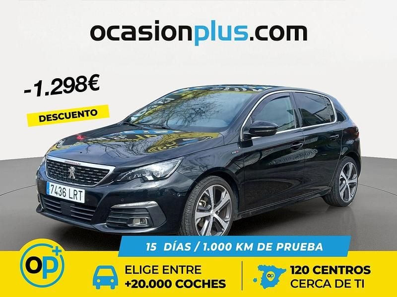 Negro Usado 2021 Peugeot 308 GT | 14.280 € (Precio justo) - Imagen 1/4