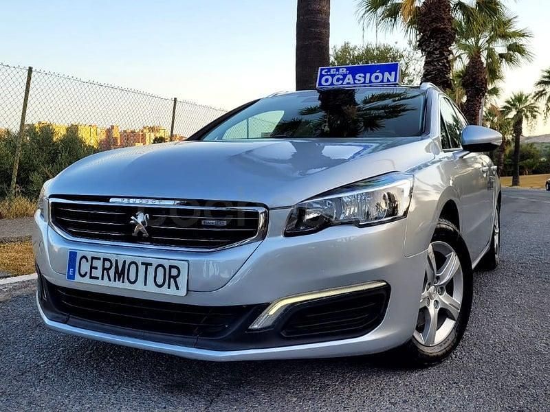 Usado Peugeot 508 SW Allure 150 CV (110 kW) 2015 Gris / plata Familiar