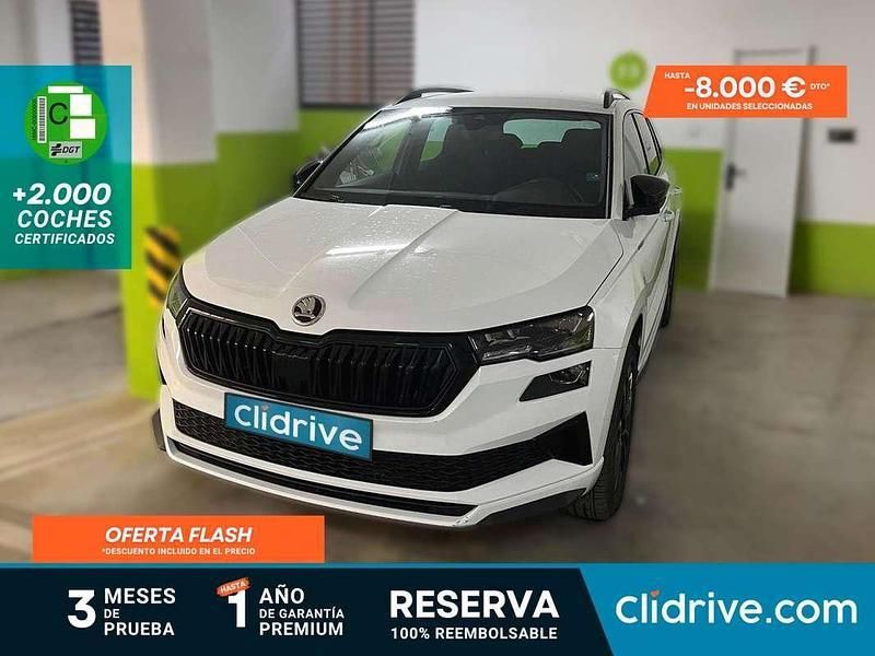 Blanco Usado 2022 Skoda Karoq SportLine SUV | 23.990 € (Buen precio) - Imagen 1/3
