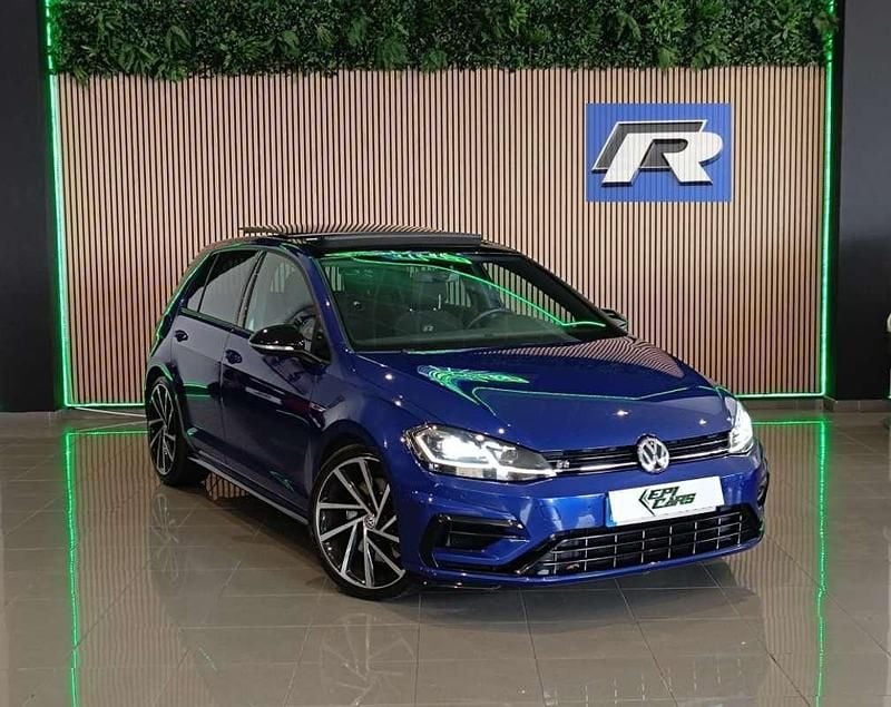 Usado VW Golf VII R 300 CV (220 kW) 2019 Azul Utilitario