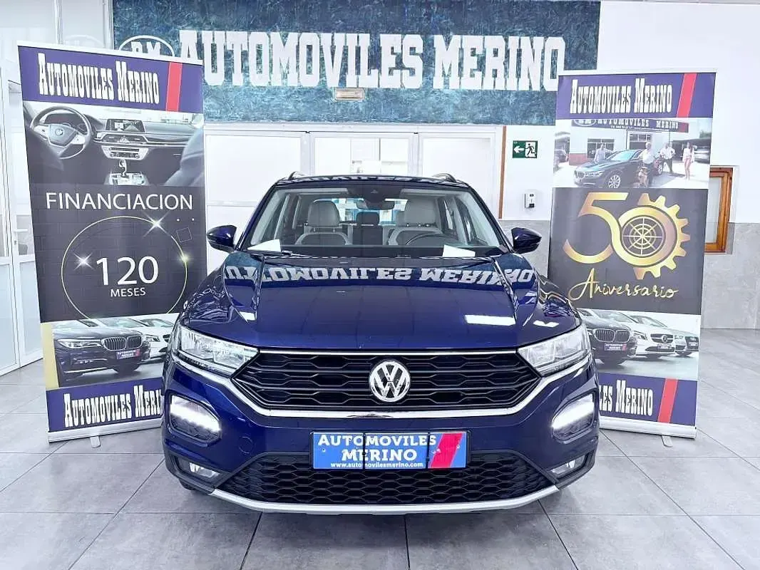 Usado VW T-Roc Advance 116 CV (85 kW) 2020 Azul SUV