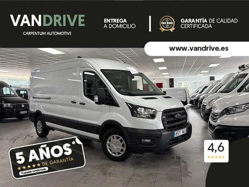 Blanco Usado 2023 Ford Transit Trend Van | 21.600 € (Precio justo) - Imagen 1/4
