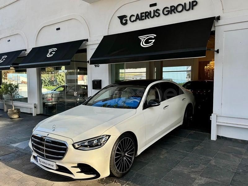 Usado Mercedes S500 435 CV (319 kW) 2021 Blanco Berlina