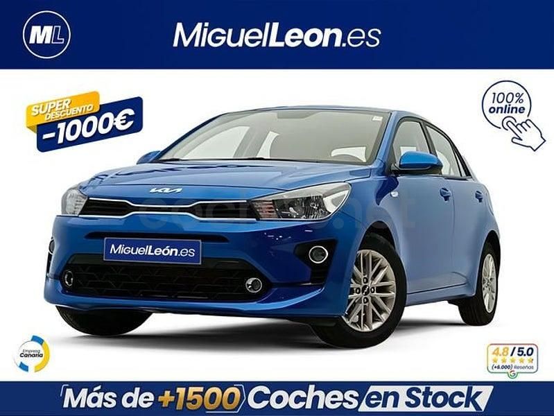 Usado Kia Rio 84 CV (61 kW) 2023 Azul Berlina