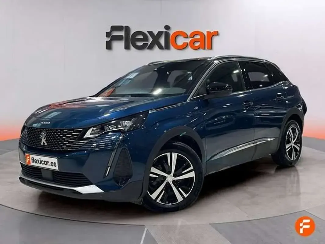 Usado Peugeot 3008 GT 131 CV (96 kW) 2022 Azul SUV