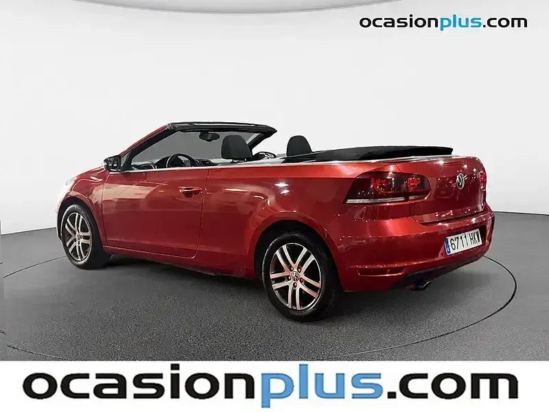 Usado VW Golf Cabriolet 105 CV (77 kW) 2012 Rojo Descapotable